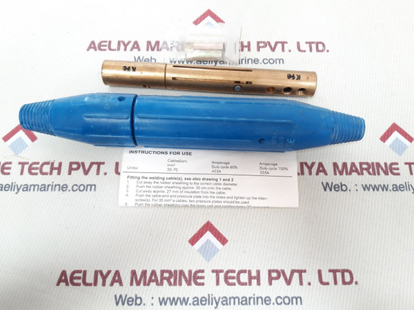 Unit en60974-02 35-70 cable diameter mmA², amperage duty cycle 60% 403a, 100% 355a