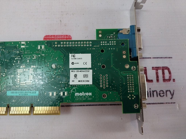 Matrox G55+Mdha32Dsf Millennium G550 Agp Card 3006196321
