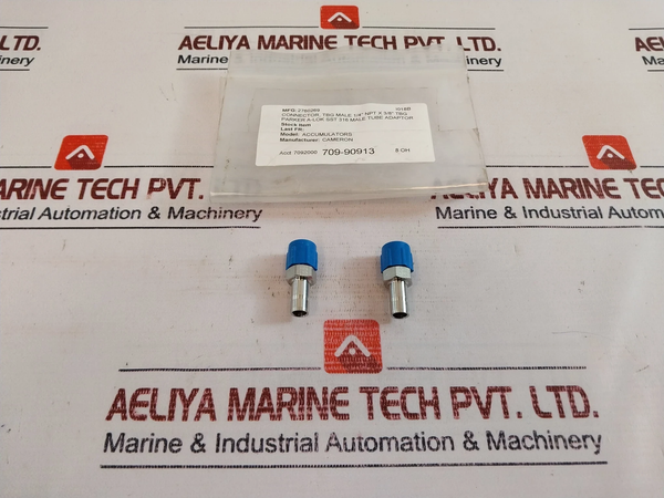 Lot Of 9X Parker Pmi Pc-1/4 A-lok Sst 316 Male Tube Adaptor 1/4” Npt X 3/8” Tbg