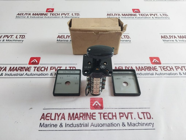 Seiko Electric En 4X Voltmeter Governor Cam Switch 600V 15A