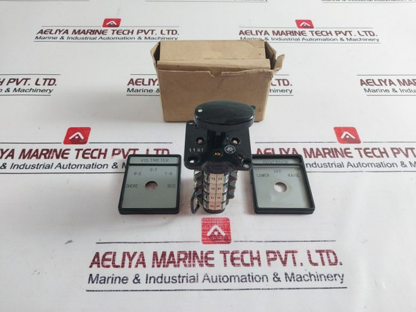 Seiko Electric En 4X Voltmeter Governor Cam Switch 600V 15A