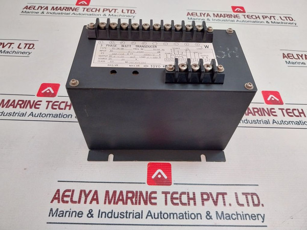 Toyo Keiki Eg-3A-sd 3 Phase Watt Transducer