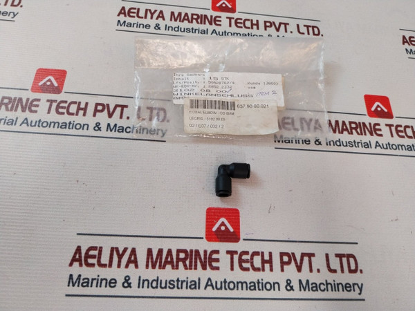 Lot Of 15X Legris 8-5/16 Elbow Connection