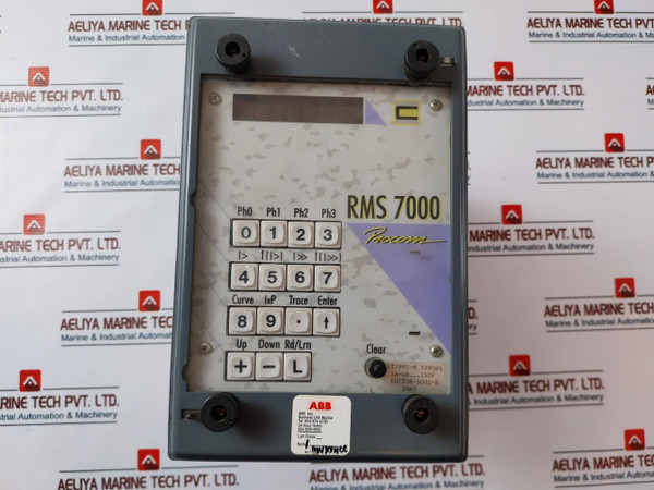 Cee Rms 7000 Digital Multicurve Phase And Earth Overcurrent Relay 250V