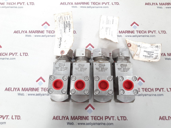 Gilmore 25311-3 Relief Valve G218598 Rev K Mwp.9500 Psi 5500Psi