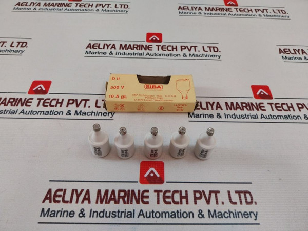 Lot Of 5X Siba 10A 500V D-type Fuse Link
