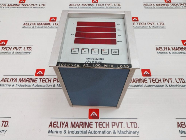 Brolich Torsionmeter 49325Kw At 100 Mcr Load