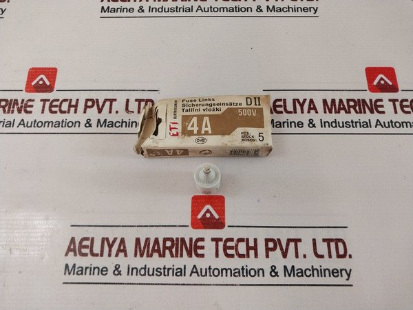 Lot Of 9X Eti 4A Dii Fuse Links 500V