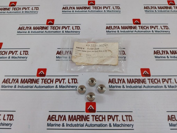 Lot Of 4X Sx319 Lower Valve Seat For Ball Size 4.76 Sus304