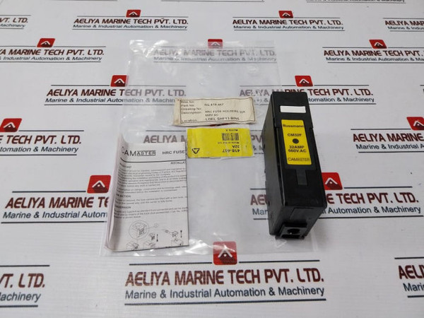 Bussmann Cm32F Camaster Hrc Fuse Holder 32Amp 660V.Ac