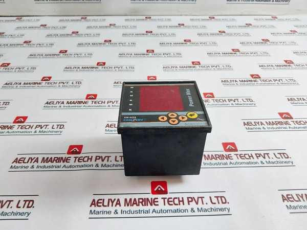Conzerv Em6434 Power Meter Ct-/1A Or 5A 80 To 270V Ac Dc