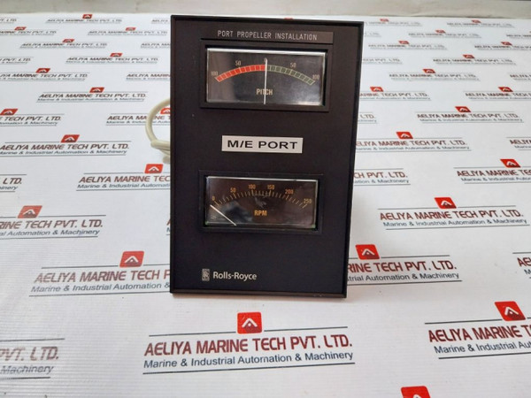Rolls-royce M/E Port Propeller Installation Indicator Panel Ind1013-b 0-250 Rpm