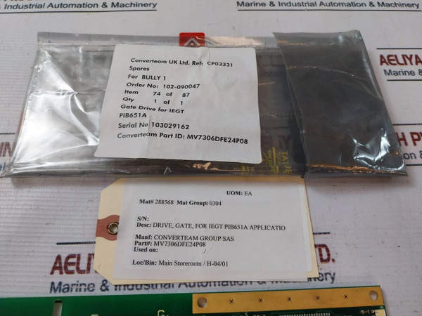 Alstom 3Bef0010 A Circuit Board Mv7306Dfe24P08