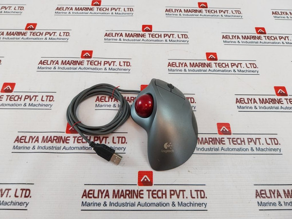 Logitech 810-000766 Trackman Wheel Usb Track Ball Wired Mouse T-bb18