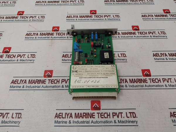 Mutec Mri 203 Ib Printed Circuit Board 4-20 Ma , Mt-891