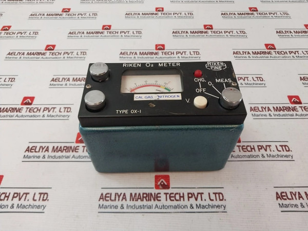 Riken Fine Ox-1 Combustible Gas Detector Monitor Ac 100V