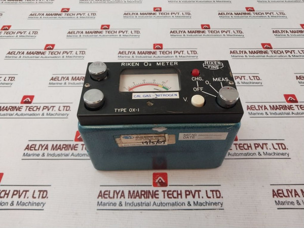 Riken Fine Ox-1 Combustible Gas Detector Monitor Ac 100V