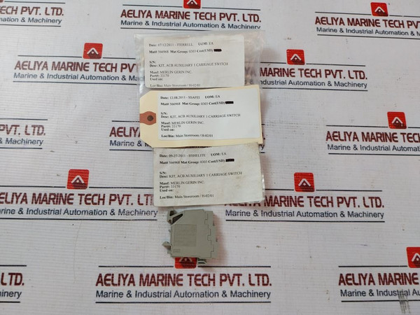 Merlin Gerin 33170 Acb Auxiliary 1 Carriage Switch Circuit Breaker Accessory