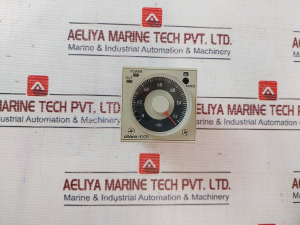 Omron H3Cr-a Timer Relay 0-1.2 Min 24-48Vac Used