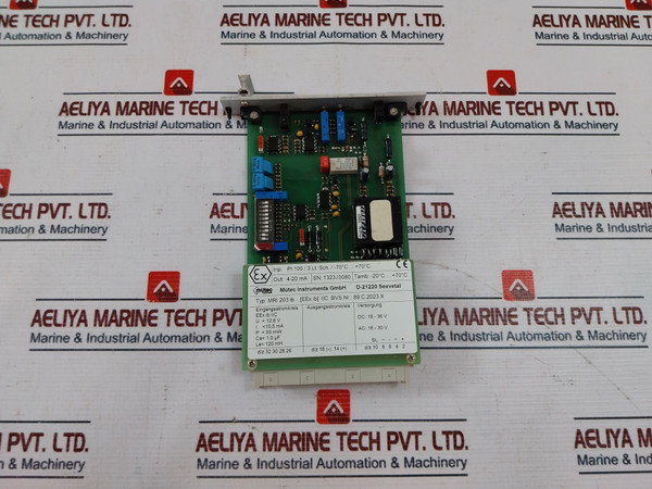 Mutec Mri203I Printed Circuit Board Ac 16-30V Dc 18-36V 4-20 Ma
