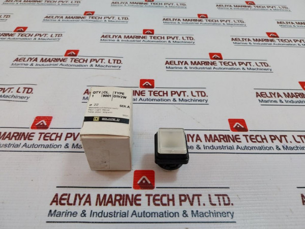 Square D D1V2W Pilot Light Bezel Pushbutton A 7425884 New