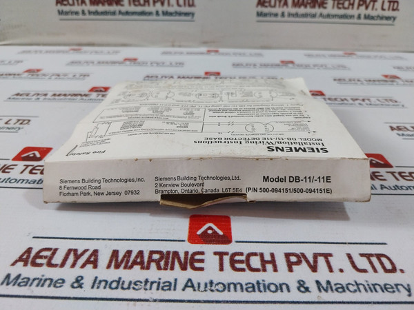 Lot of 3X Siemens DB-11E Automatic Fire Detector Base For Use With S-2378