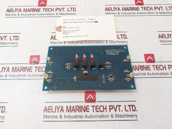 Power Innovations Pb00032-01 Led Display Printed Circuit Board 