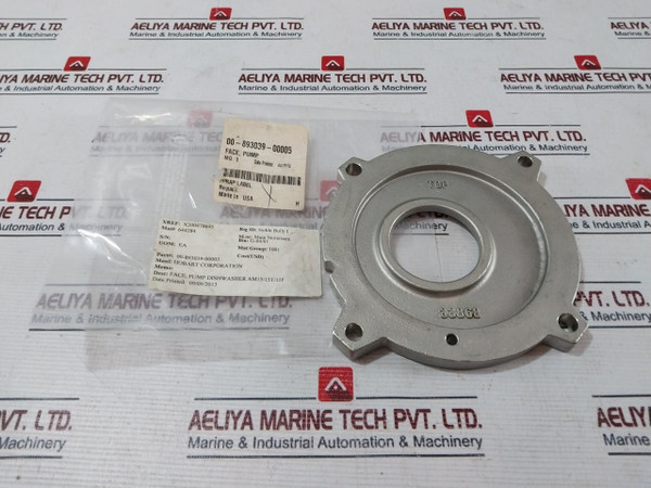 Hobart 00-893039-00005 Face Pump Dishwasher Am15/15T/15F