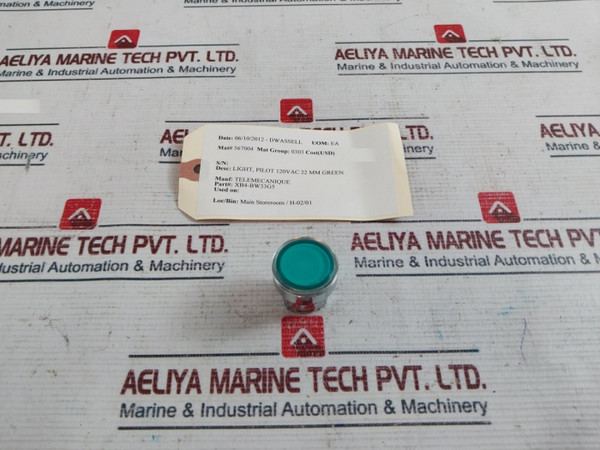 Light Telemecanique Xb4-bw33G5 Green New