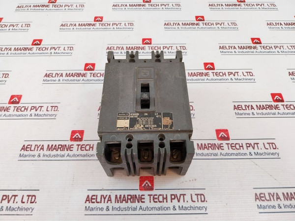 Westinghouse Mark 75 Hfb3020L 3-pole Circuit Breaker 20A 600Vac 40°C