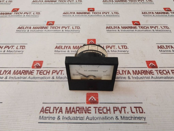 Crompton 233-02 A.C. Amperes Panel Meter 6A-lspz