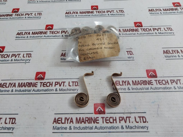 Lot Of 11X 45=I/ 2287 Exciter Brush Spring 500Kw