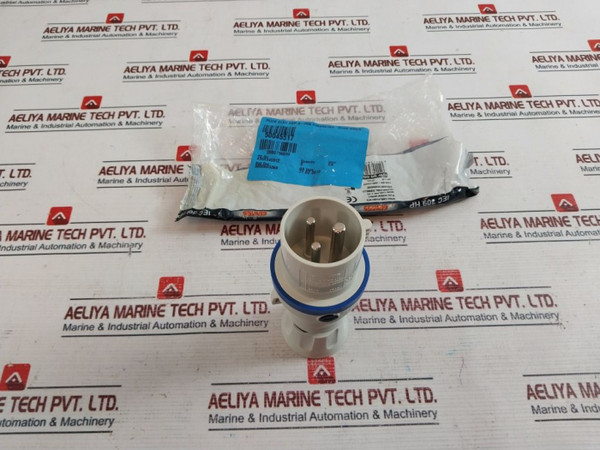 Gewiss Gw 60004H Straight Plug 16A-6H/200-250V New