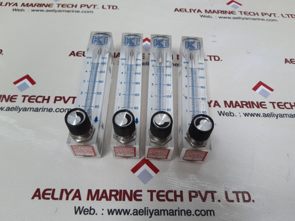 Max meter for Ki instruments, water flow 1-5 gpm, 60-300 gph.