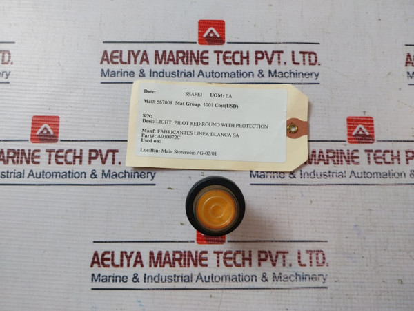 Rleil Rl5 Yellow Button 125Vac