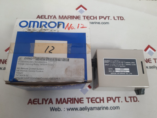 Nabco Mrs-h Volt Sense Relay Dc24V 1.0 - 3.0 Range