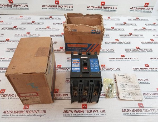 Terasaki Tembreak Tl-100F 3 Pole Current Limiting Circuit Breaker Ac220V 120Ka
