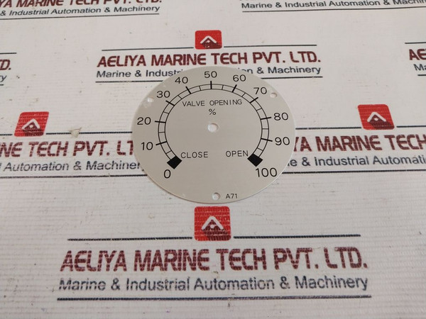 Nippon Gear Dma-a71 Indicator Dial Plate C7100.420