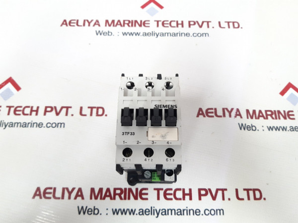 Siemens 3tf33 00-0a air break contractor with auxiliary contacts