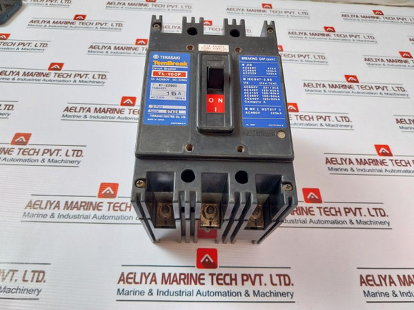 Terasaki Electric Tl-100F Tembreak Circuit Breaker 15A 3 Pole Ac220V 120Ka