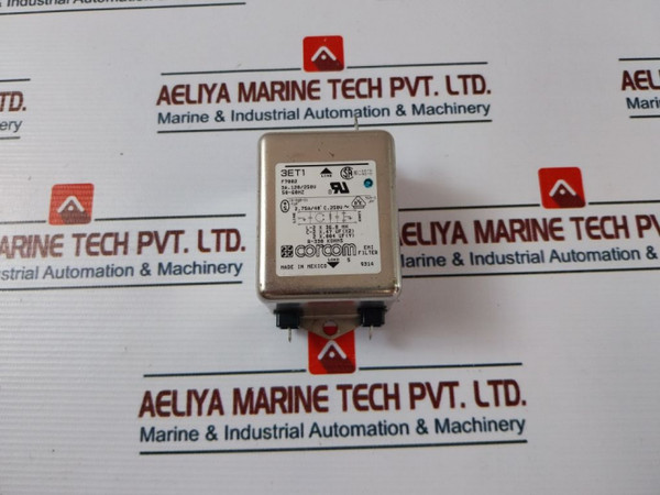 Corcom 3Et1 Emi Filter 3A 120/250V 50/60Hz Used