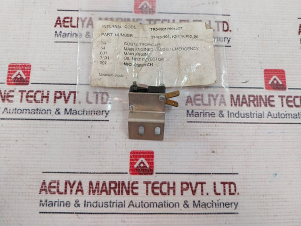 Johnson Electric Vcfyr Micro Limit Switch