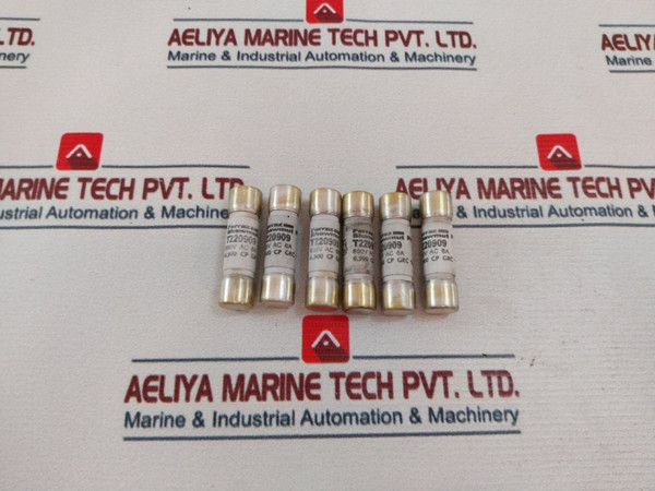 Lot Of 6X Ferraz Shawmut T220909 Protistor Fuse 690V Ac 6A Used
