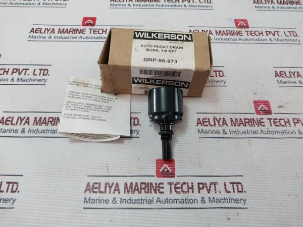 Wilkerson Grp-95-973 Pneumatic Auto Float Drain New