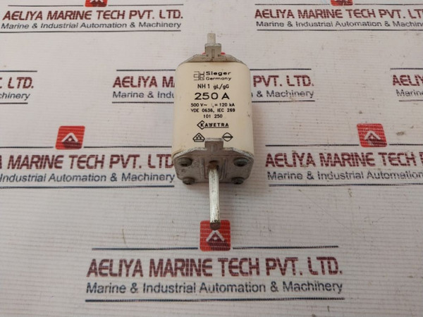 Sieger Nh 1 Gl/Gg Fuse Link 250A 500V, Sieger, Kawetra Used