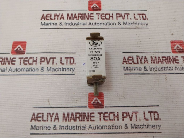 Robeg Nh-c00 Gl-gi Fuse 80A 500V Used