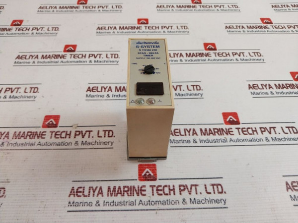 Electromatic S 115186 230 Star-delta Timer With Base 5-100, 10A 300V