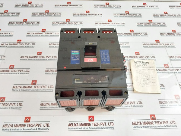 Mitsubishi Electric Nf800-cs No-fuse Circuit Breaker 3 Pole With Uvt-mc Uvt Module