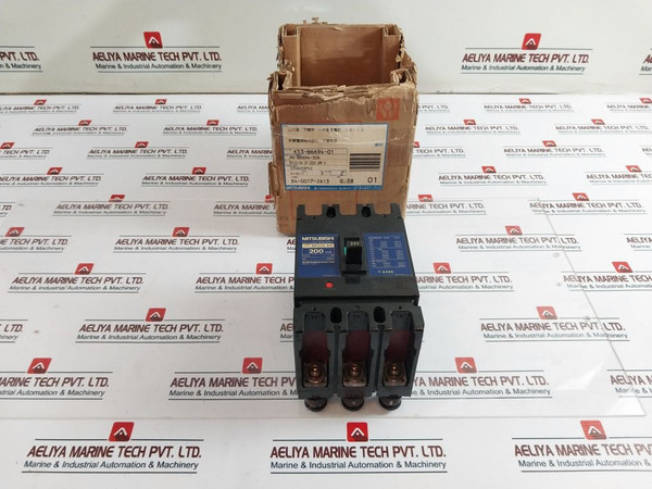 Mitsubishi Electric Nf225-sh 3 Pole No-fuse Circuit Breaker 660Vac 200A 50/60Hz