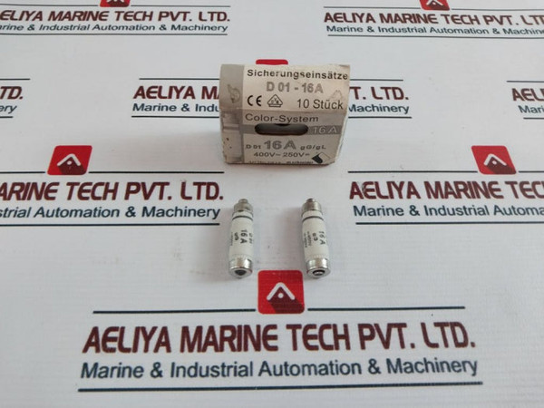 Lot Of 9X M.Schneider D 01 16A Fuse 250V 